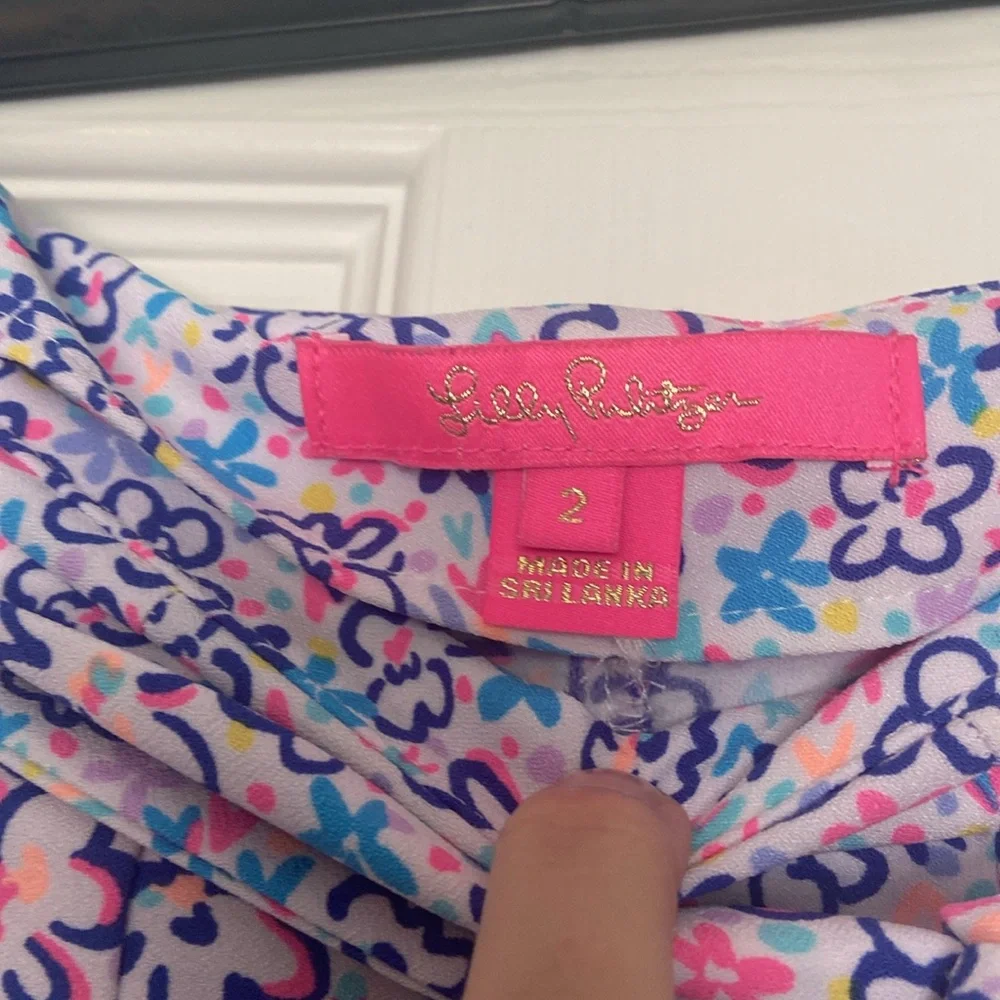 Lilly Pulitzer Pink and Blue shorts - Picture 2 of 4